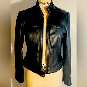 Women leather jacket